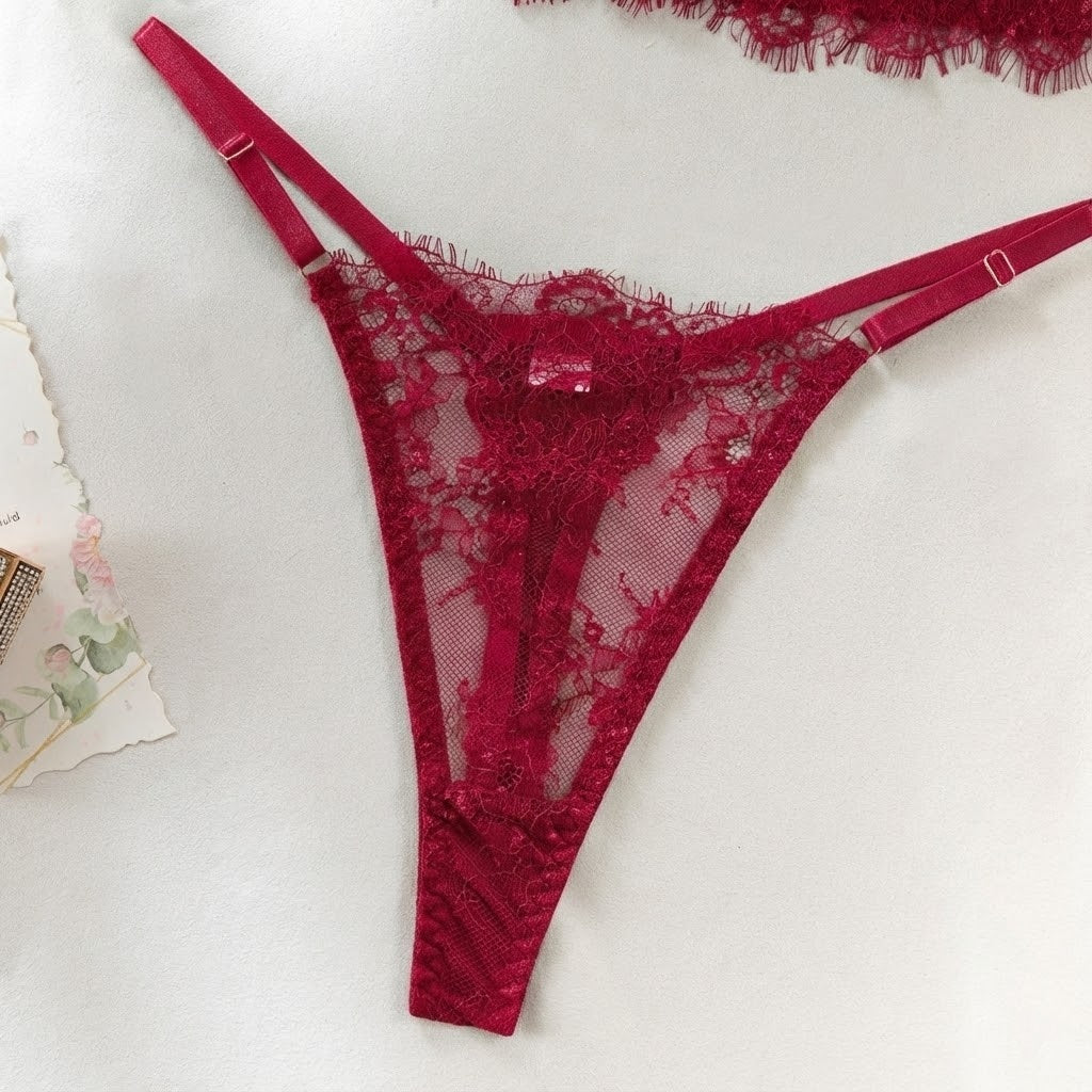 The Parisian Muse Scarlet Set