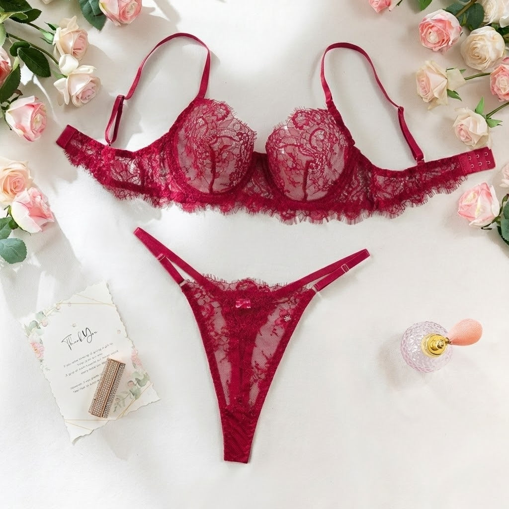 The Parisian Muse Scarlet Set